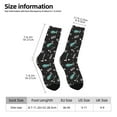 thumbnail image 2 of Honeii Golf Bags And Balls Print Adult Socks,Crew Socks,Casual Calf Socks,Daily Wear Socks for Men & Women, Perfect for Sports, Casual and Everyday Use, 2 of 6