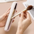thumbnail image 1 of Silicone Makeup Brushes, Portable Travel Set, Soft Bristles, Sleek Design, For Beauty Enthusiasts, Compact Organizer, Lightweight, For Grooming, High-Quality Materials, Travel-Friendly, Minimalist, 1 of 8