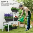 thumbnail image 4 of Outsunny 5 Pack 23 Inches Window Boxes Planters, Black, 4 of 10