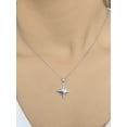 thumbnail image 2 of North Star Pendant Necklace in Sterling Silver, 16", 2 of 4