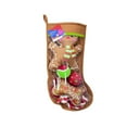 thumbnail image 1 of Vibrant Life Holiday Dog Toy Stocking Gift Set, Brown, 1 of 7