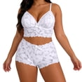 thumbnail image 5 of Pounoo Women's Loungewear Sets Sleeveless Top Elastic Waist Shorts Solid Two Piece Outfits Cozy Breathable Lightweight Sleepwear Gift, 5 of 9