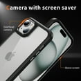thumbnail image 3 of for iPhone 15 Plus Clear Case, [Anti-Yellowing] [Military-Grade Drop Protection] Transparent Slim Lightweight Anti-Scratch Phone Case for iPhone 15 Plus Shockproof Bumper Cover, Black, 3 of 7