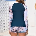thumbnail image 7 of DISKEBUISS Women High Waisted Bikini Sets Summer Beath Bathing Suit Casual Modest Long Sleeve Swimsuit for Summer Beach, 7 of 7