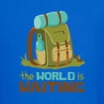 thumbnail image 3 of CafePress - The World Is Waiting T Shirt - Dark T-Shirt Kids XS-XL, 3 of 4