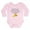 Petal Pink, variant on CafePress - The First Thing Im Eating Is Pizza Body Suit - Long Sleeve Cotton Baby Bodysuit