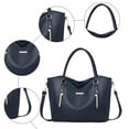 thumbnail image 3 of Stylago Women's Soft Leather Tote Bag Top Handle Satchel Purses Ladies Work Shopping Handbags Large Capacity Shoulder Bags Blue, 3 of 4