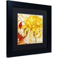 thumbnail image 2 of Trademark Fine Art "Chrysanthemums II" Canvas Art by Color Bakery Black Matte, Black Frame, 2 of 4