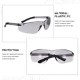 thumbnail image 4 of Sports Sunglasses for Men Color Changing Polarized Photochromic Sunglassses Windproof Man Plastic 3 Pairs, 4 of 6