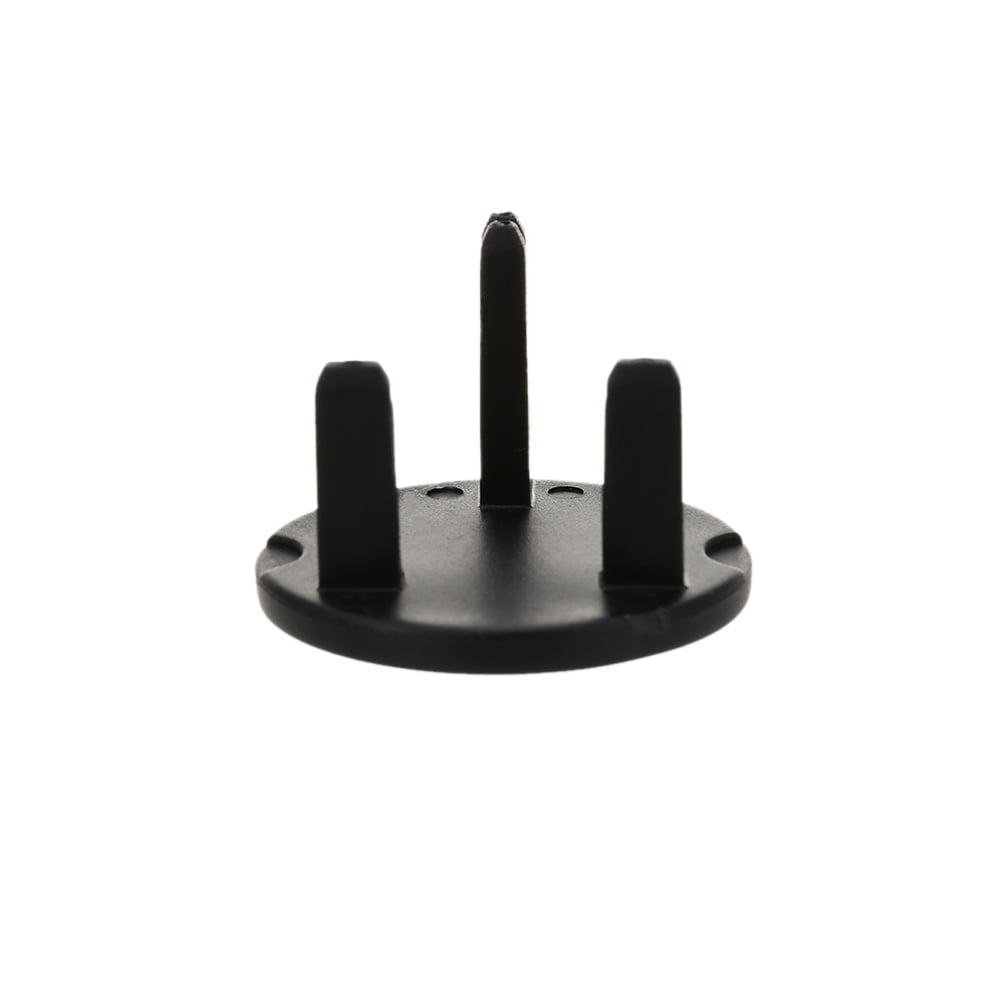 Irfora Baby Socket Cover 6Pcs//Pack Outlet Plugs Covers U.K Type Safety Socket Cover Electrical Protector Safety Caps For Baby Proofing Black
