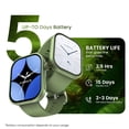 thumbnail image 4 of HAMMER Tussle 2.01" HD Display Smart Watch, Bluetooth Calling, Rotating Crown, Voice Assistant, in-Built Games, Smart Notifications, Sports Mode, DND, Raise to Wake (Limelight Green), 4 of 5