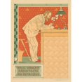 thumbnail image 3 of Adolphe Crespin 11x14 Black Modern Framed Museum Art Print Titled - The Masters of the Poster, Pl. 91, Paul Hankar, Architect on Rue Defacqz 63 C. (1894), 3 of 5
