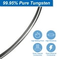 thumbnail image 3 of Uxcell 3 Pack99.95% High Purity Tungsten Wire, 0.06mm Dia x 3 Meter Length Metal Coil, 3 of 6