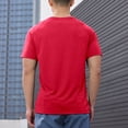 thumbnail image 4 of Men Summer Tops Trumpet Sleeve Shirts Men N Apparel Mens Yoga Tops Long Sleeve Mens Fall Sweaters Exercise Compression Shirt Shirts for with Sleeves Pocket Tee Long Swim Wear Neck Top Red M, 4 of 5