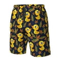 thumbnail image 4 of Logiee Ducks Print Mens Swim Trunks Quick Dry Board Shorts,Breathable Hawaii Beach Shorts Swimwear Bathing Suits-3X-Large, 4 of 6