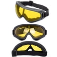 thumbnail image 3 of Juego de 2 lentes transparentes amarillas para motocicleta LJDJ, 3 of 7