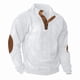 thumbnail image 1 of Suéter de pana para hombre, suéter de invierno, sudadera cálida para hombre sin capucha, suéter para hombre, suéter de trabajo de invierno, 1 of 5