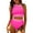 Hot Pink bathing suits for women, variant on Wycnly Womens Swimsuits Two Piece Swimsuits for Women Two Piece Swimsuits Bikini Sets Summer Girls Solid High Waist Halter Athletic Swim Suits Women's Swimsuits