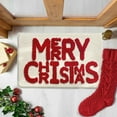 thumbnail image 3 of Christmas Decor Qwtwty Christmas Welcome Mat with Gingerbread Man And Snowman Designs Holiday Entryway Floor Rug for Front Door Porch Indoor Outdoor Decor, 3 of 6