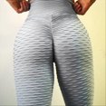 thumbnail image 2 of Bumps Style Leggings Poner Hip Fold Elástico Cintura alta Legging Transpirable Pantalones delgados Deportes de interior Deng Xun unisex, 2 of 2
