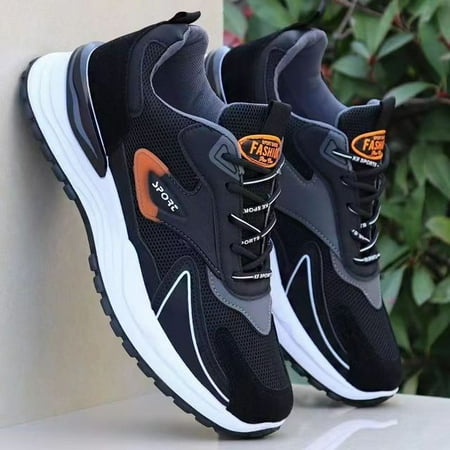 

NAYUKA Men‘s Casual Shoes Lightweight Breathable Men Flat Lace-Up Sneakers Men Fashion Breathable Sports Casual Shoes Tenis Masculino