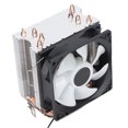thumbnail image 4 of CPU Cooler, Simple Operation 4 Tubes 90mm 3pin Direct Contact Technology Widely Compatible CPU Fan  For  For  LGA 1155 For  LGA775, 4 of 8