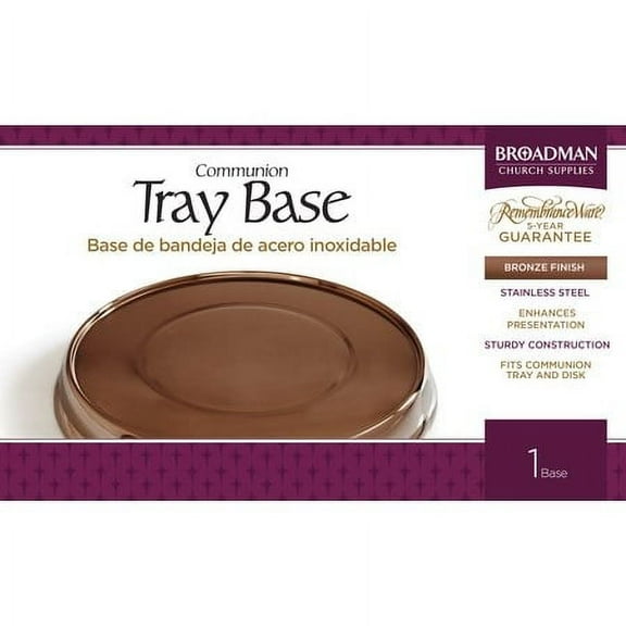 Communion-RemembranceWare-Bronze Tray Base (Stainless Steel)