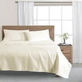 thumbnail image 3 of WELLBEING Ivory Solid 300 Thread Count King \ California King Sheet Set, 3 of 4