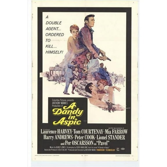 Pop Culture Graphics MOVGH7283 Dandy in Aspic Movie Poster Print, 27 x 40