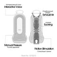 Suction Jerking and Vibration Fully Automatic Telescoping Sex Toy for