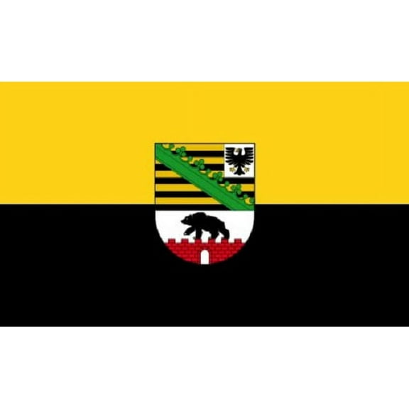 3x5 Saxony Anhalt Germany Flag German State Banner Indoor Outdoor 3 by 5 Foot