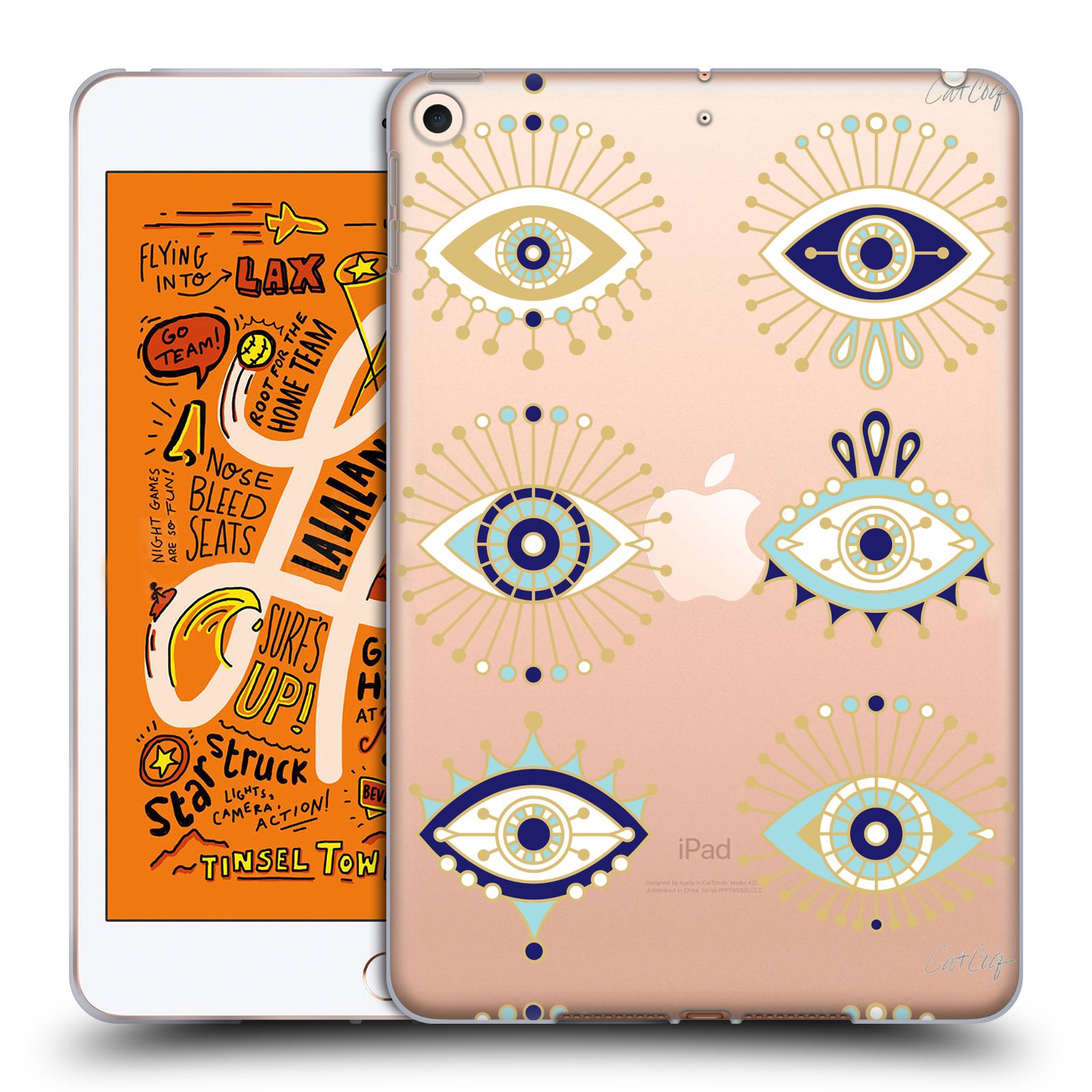 Head Case Designs Officially Licensed Cat Coquillette Evil Eye Blue Gold Soft Gel Case Compatible With Apple Ipad Mini 19 Walmart Com Walmart Com