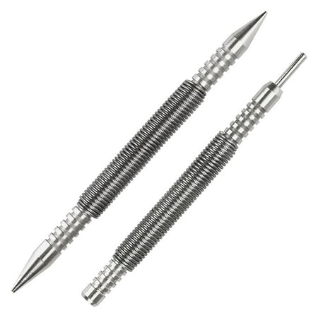 

2PCS Double Head Pin Holder and Hinge Pin Punch Kit Upgraded Hammer Free Spring Pin Kit with 1/32IN and 1/16IN Heads