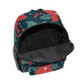 thumbnail image 6 of FORMRS School Backpack with Front Zippered Pocket 12" Student Travel Daypack, Red Christmas Leaves, 6 of 6