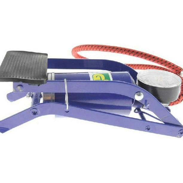 Air Pump Inflator with Pressure Gauge Bike Floor Foot Pump for Car Tyres Balls