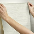 thumbnail image 5 of Faux Grasscloth Peel and Stick Wallpaper, 5 of 48