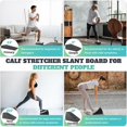 thumbnail image 4 of Ankle and Foot Incline Board Adjustable Foam Calf Stretch Tool for Hip Knee Ankle Strength Improves Flexibility, 4 of 5