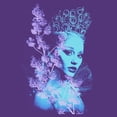 thumbnail image 2 of Mens Wicked: For Good Glinda Double Exposure Portrait T Shirt, 2 of 5
