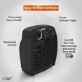thumbnail image 4 of Calentador eléctrico Comfort Zone CZ45EBK de 1500 W, 4 of 9