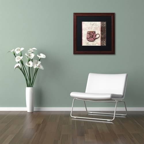 Trademark Fine Art "Patisserie XIII" Canvas Art by Color Bakery Black Matte, Wood Frame