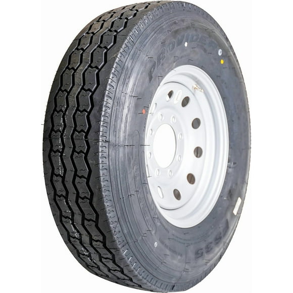 Taskmaster Tire/Wheel Assembly A16RGSMMHD44 Tire/Wheel Assembly; Provider; 16 Inch Diameter x 6 Inch Width; 8 x 165.1 Millimeter/8 x 6.50 Inch Bolt Pattern; Modular; 2 Piece Welded Steel Construction