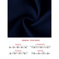thumbnail image 6 of DARING DIVA Women's Crew neck Button Down Long Sleeve Cropped Blazer M Dark Blue, 6 of 6