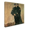 thumbnail image 2 of Egon Schiele 'The Hermits' Canvas Art, 2 of 3