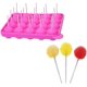 thumbnail image 4 of 20 piezas: rosa con palitos, antiadherente, moldes para piruletas, placa de silicona para hornear pasteles, 4 of 5