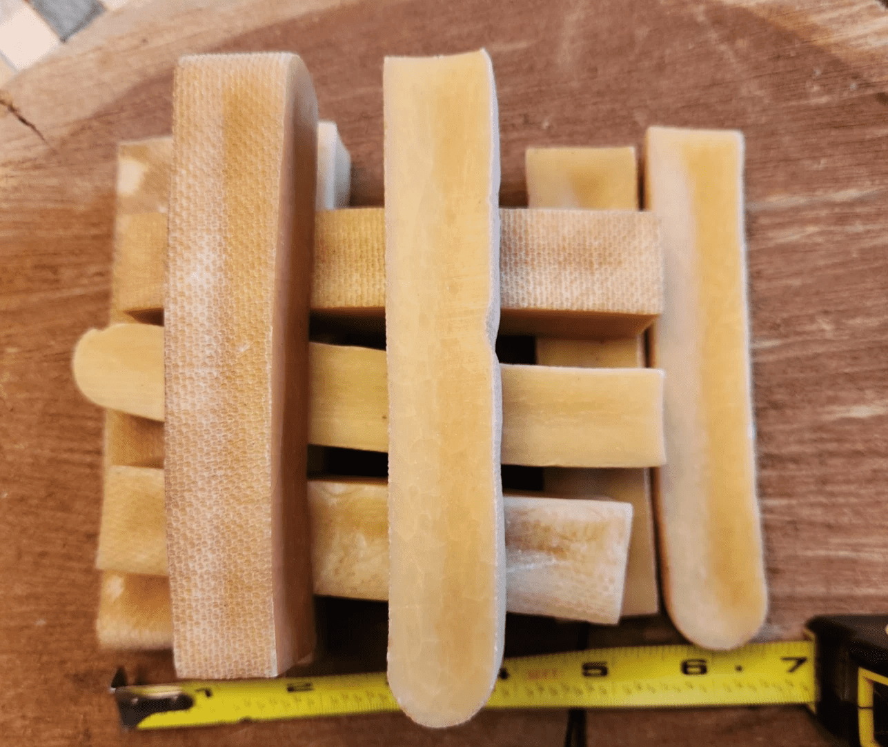 Himalayan Yak Bones Dog Chew Treats for Small/Medium Dogs - 10 Chews each 5" long
