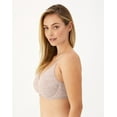 thumbnail image 2 of Bali Breathe Cotton Modal Lace Underwire Bra Gloss 34DD, 2 of 5