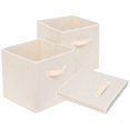 thumbnail image 2 of Caja de almacenamiento cuadrada de 3 piezas sin tapa, cajas de almacenamiento para telas no tejidas., 2 of 6