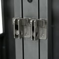 thumbnail image 6 of Noaman 48inch Heavy Duty Dog Crate, Extra Large Silver Grey Steel Pet Cage with Double Doors, Lockable Wheels & Backside Screen, 47.2"L x 28.7"W x 35.4"H for Large Dogs, Pregnant & Lactating Pets, 6 of 19