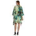 thumbnail image 4 of Bimba Robe Caftan Imprimée Maxi Robe Robe pour Femmes Tenue de Plage Courte Couvre-Maillot, 4 of 7