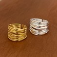 thumbnail image 2 of BF CLUB 925 anillos de plata esterlina para mujer Simple dedo abierto Vintage hecho a mano oro Interware anillo alergia fiesta regalo de cumpleaños, 2 of 2